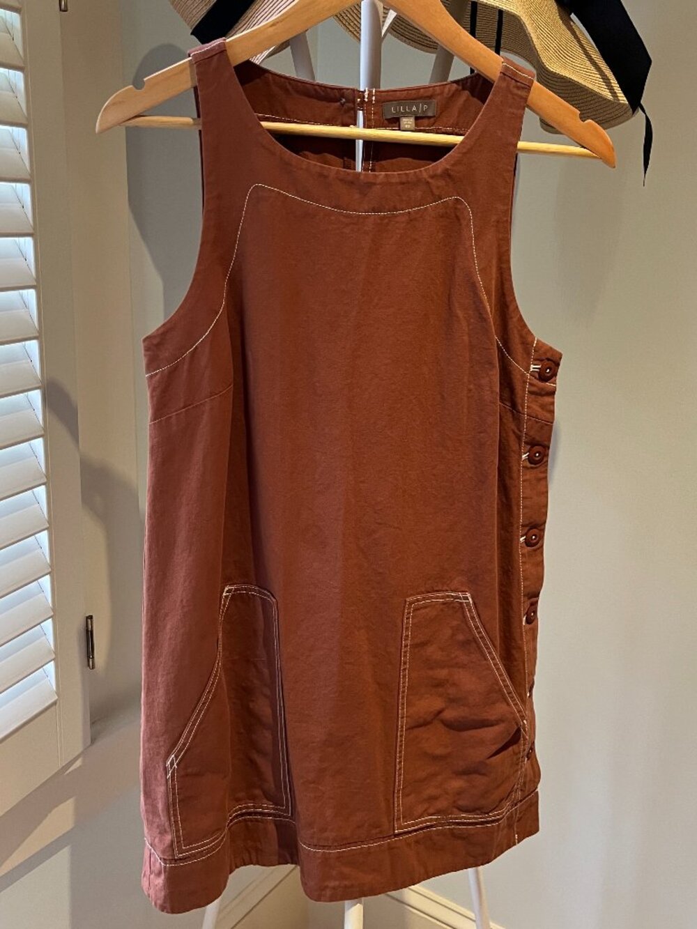 Lilla P mini dress with pockets